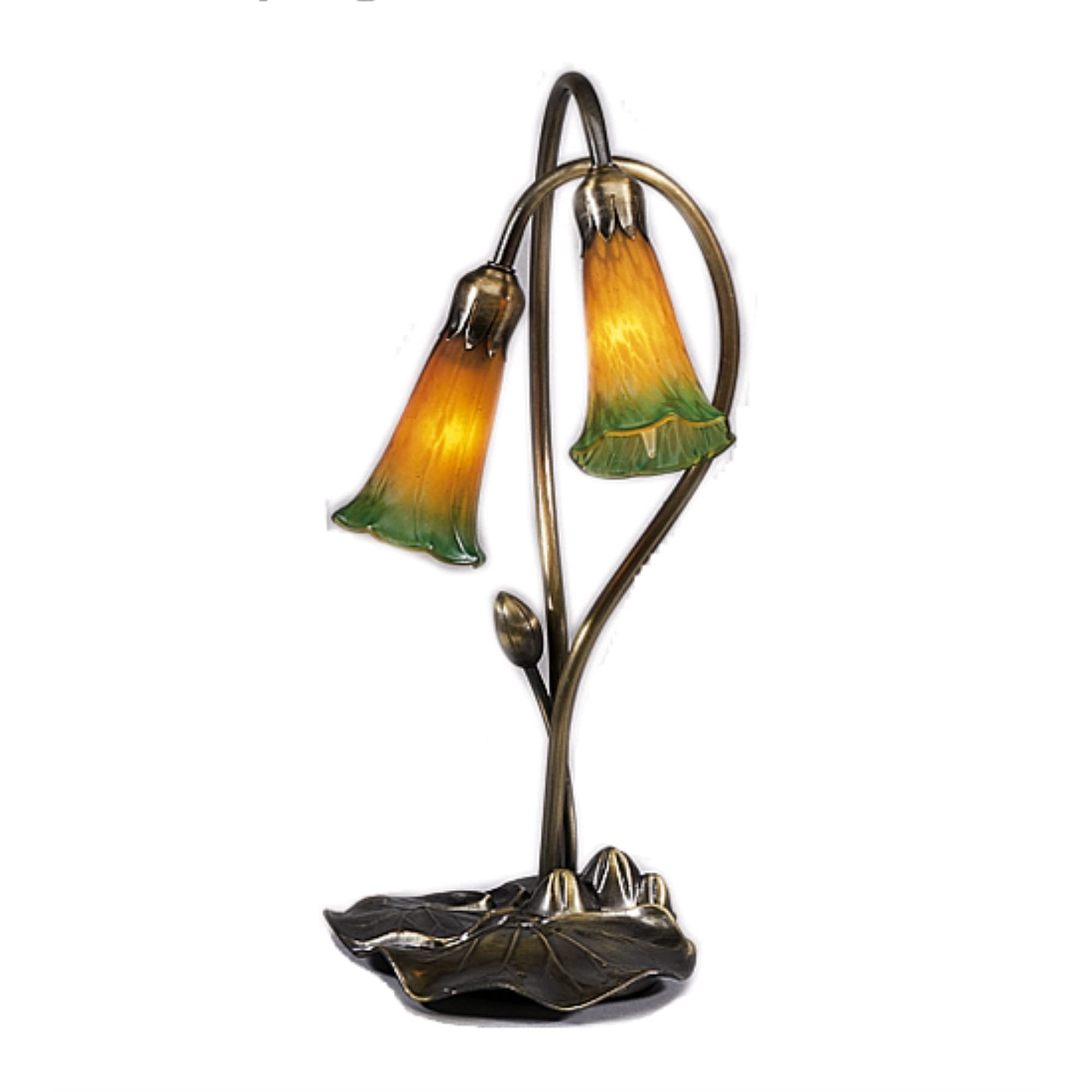 Meyda Tiffany 12939 Pond Lily 2 Light Accent Lamp, 16